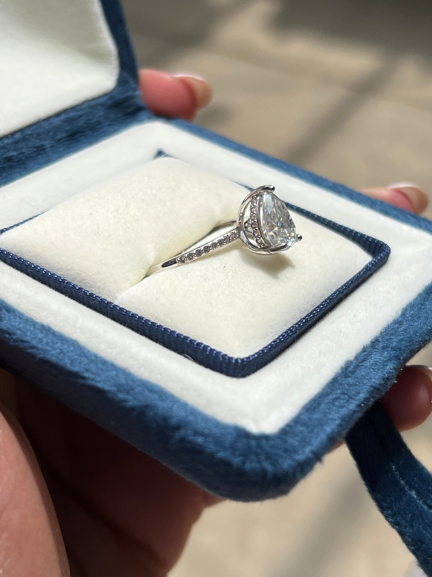 Beth Ring Moissanite