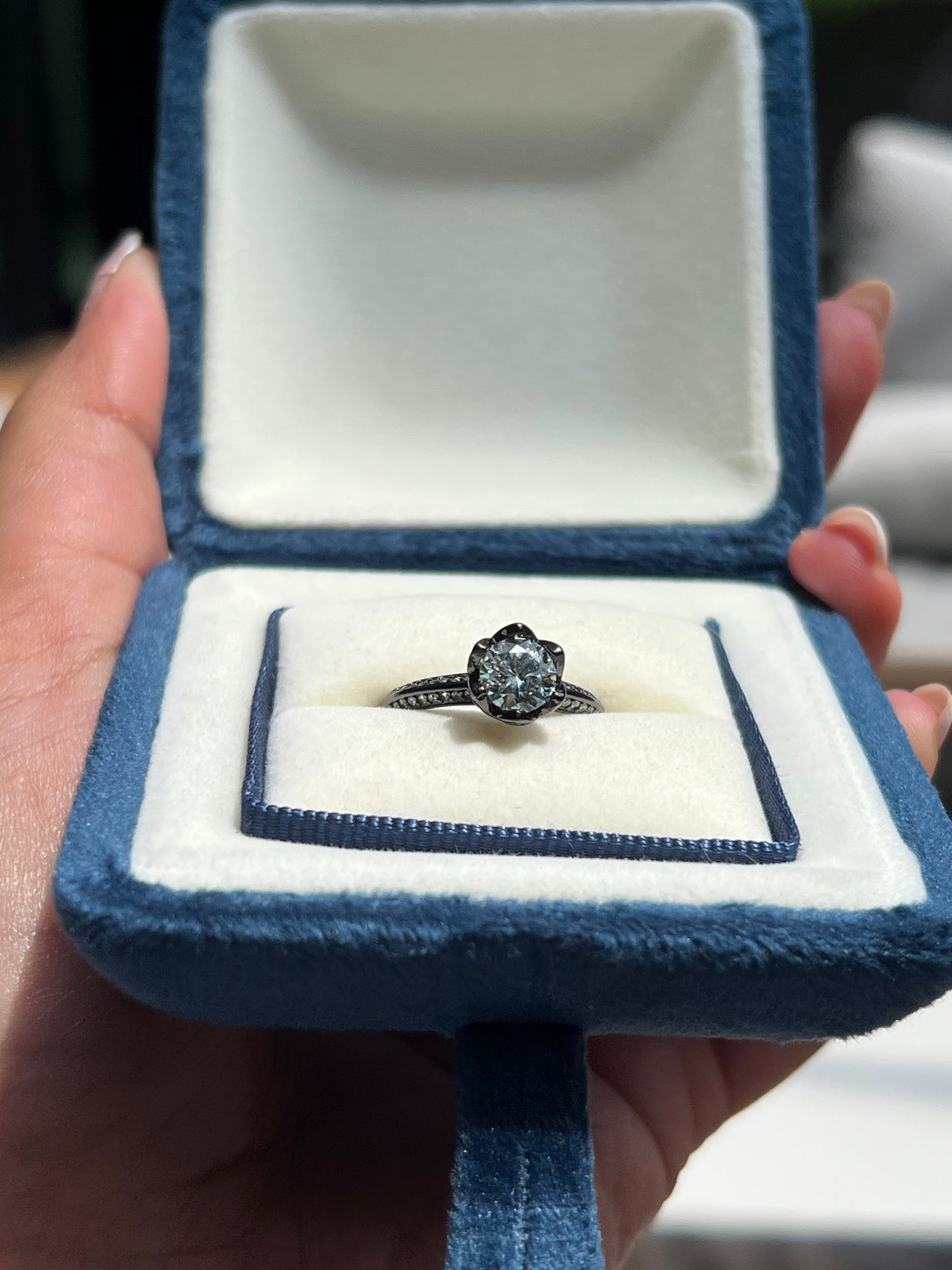 Brady Ring Moissanite