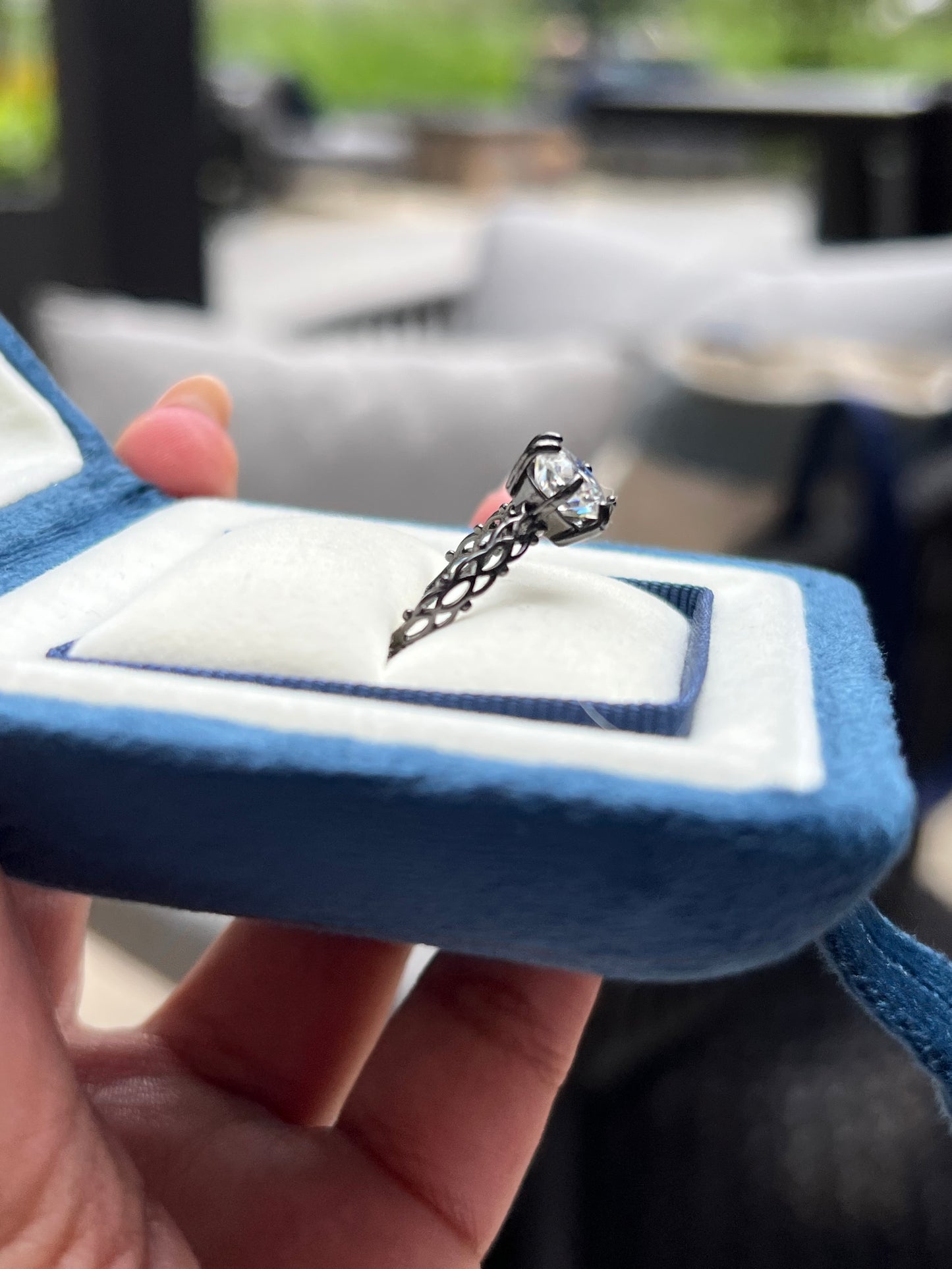 Trista Ring Moissanite