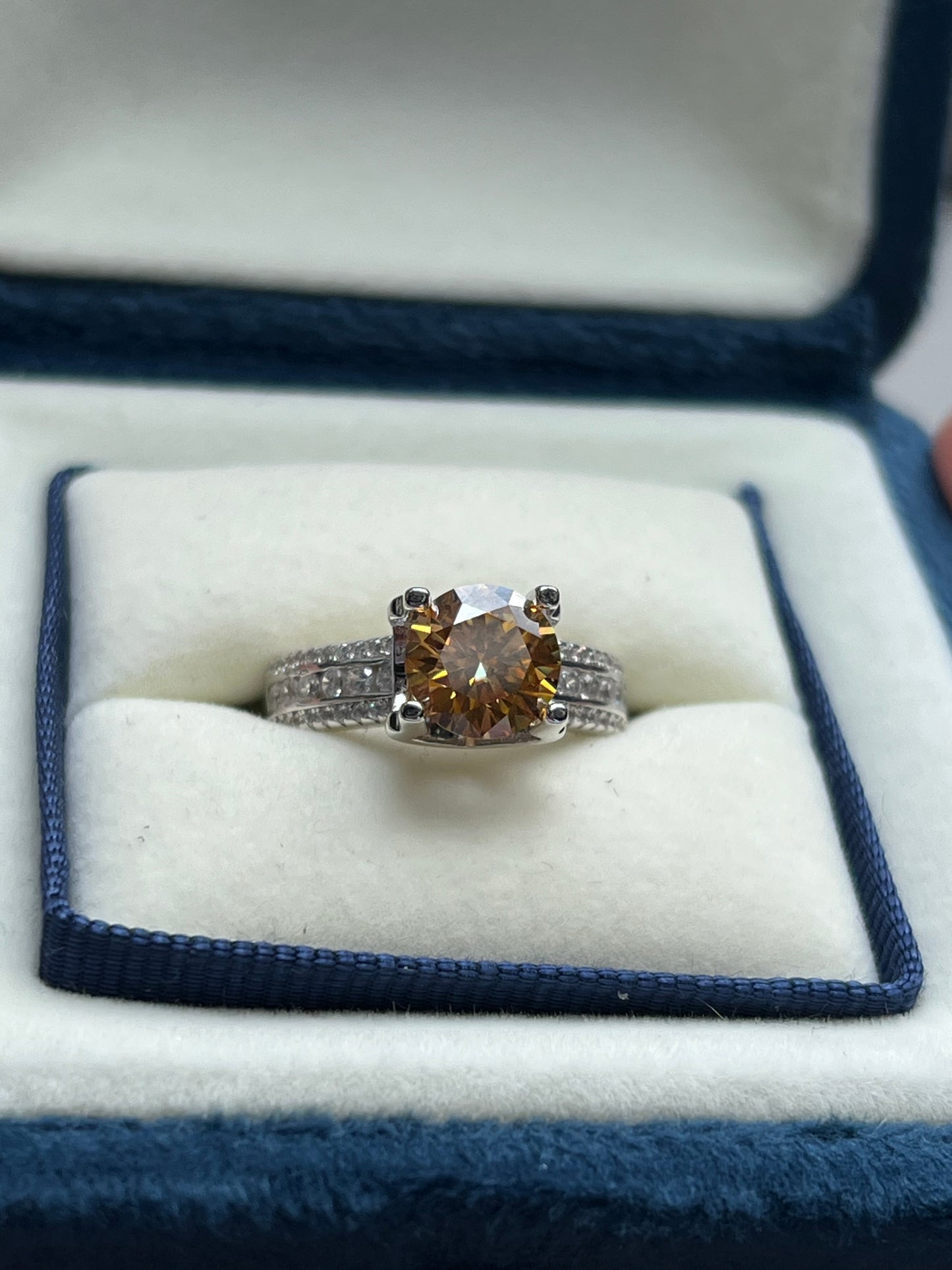 Chrissy Ring Moissanite