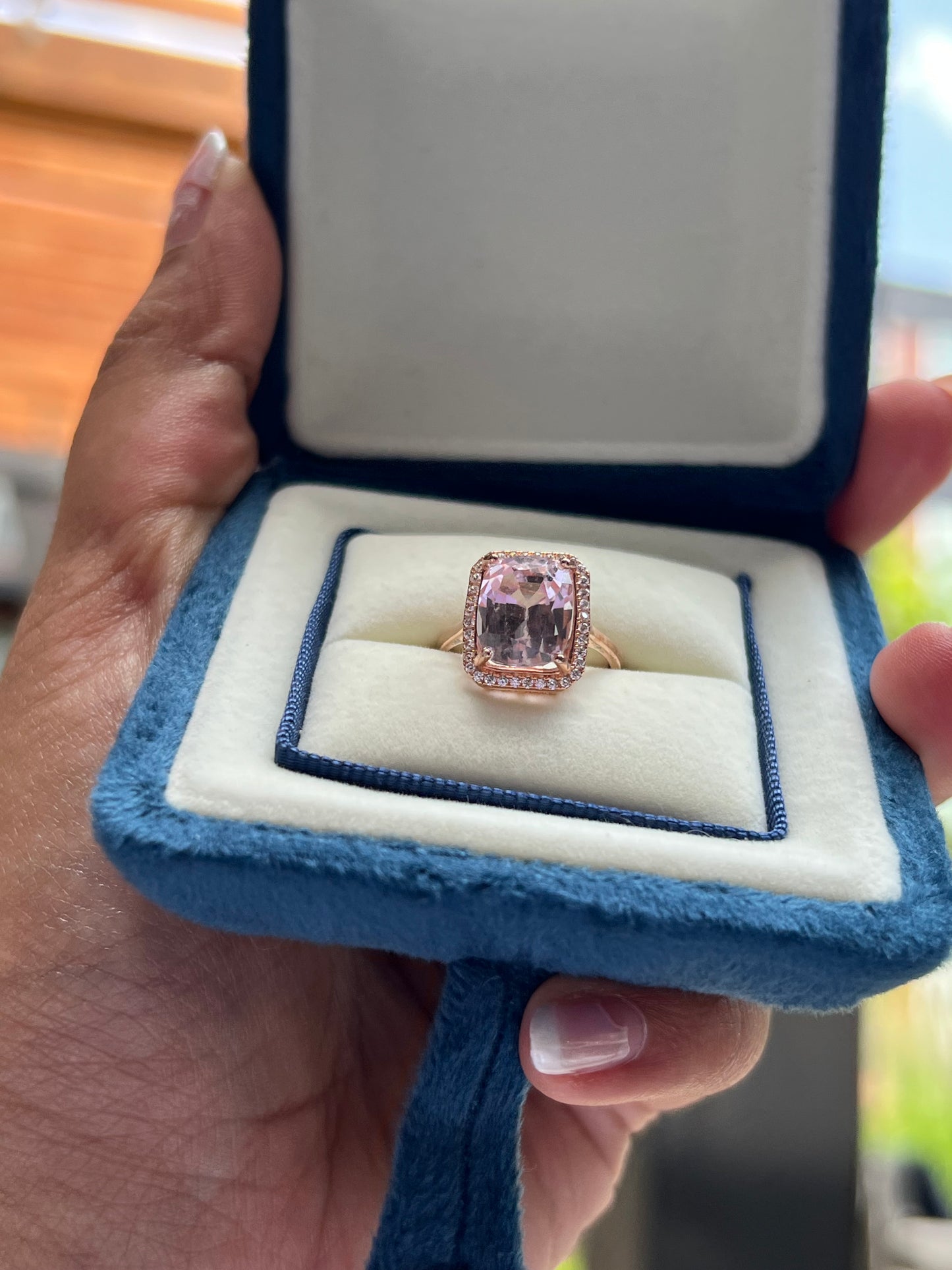 Lyra Ring Kunzite
