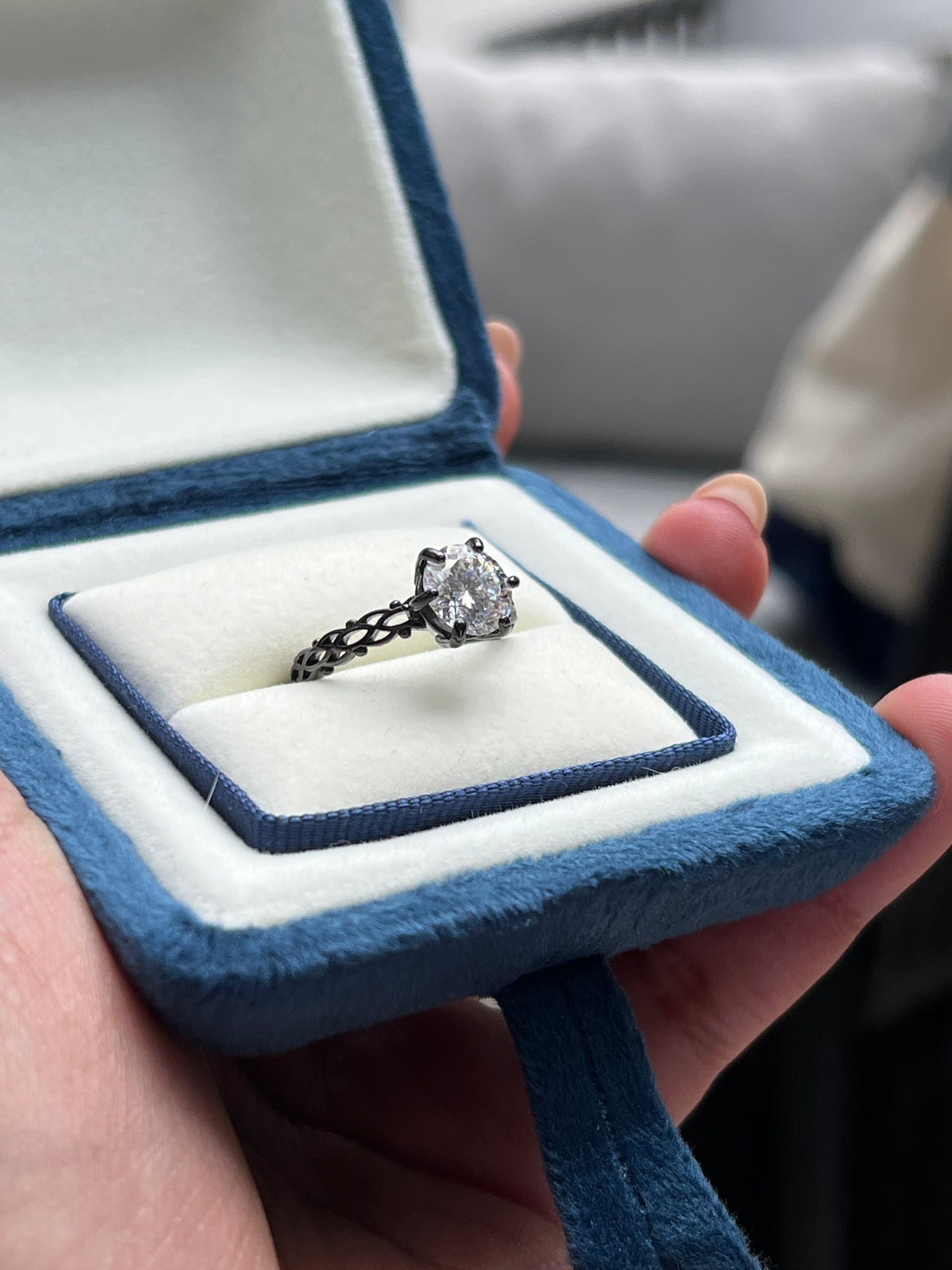 Trista Ring Moissanite