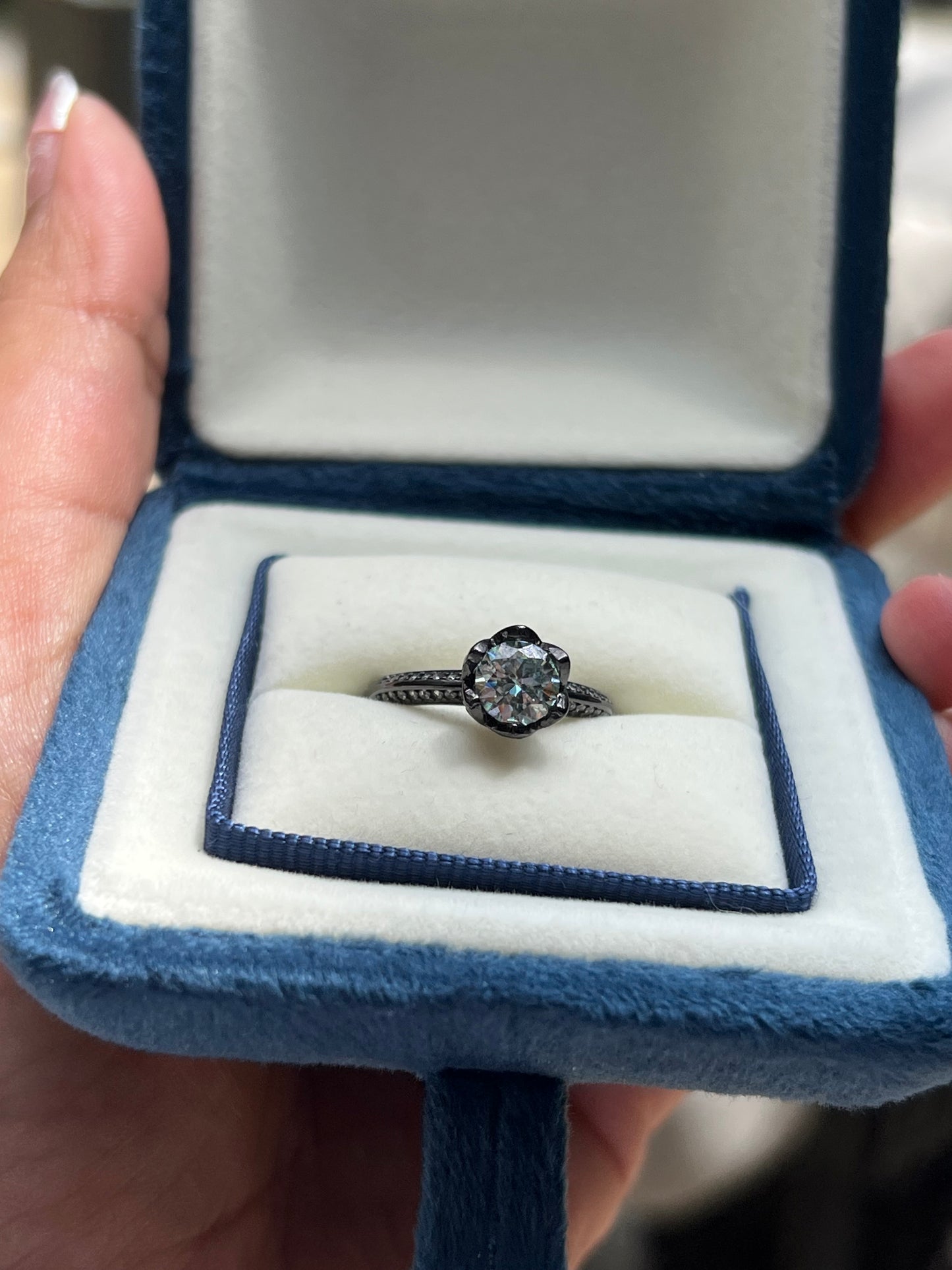 Brady Ring Moissanite