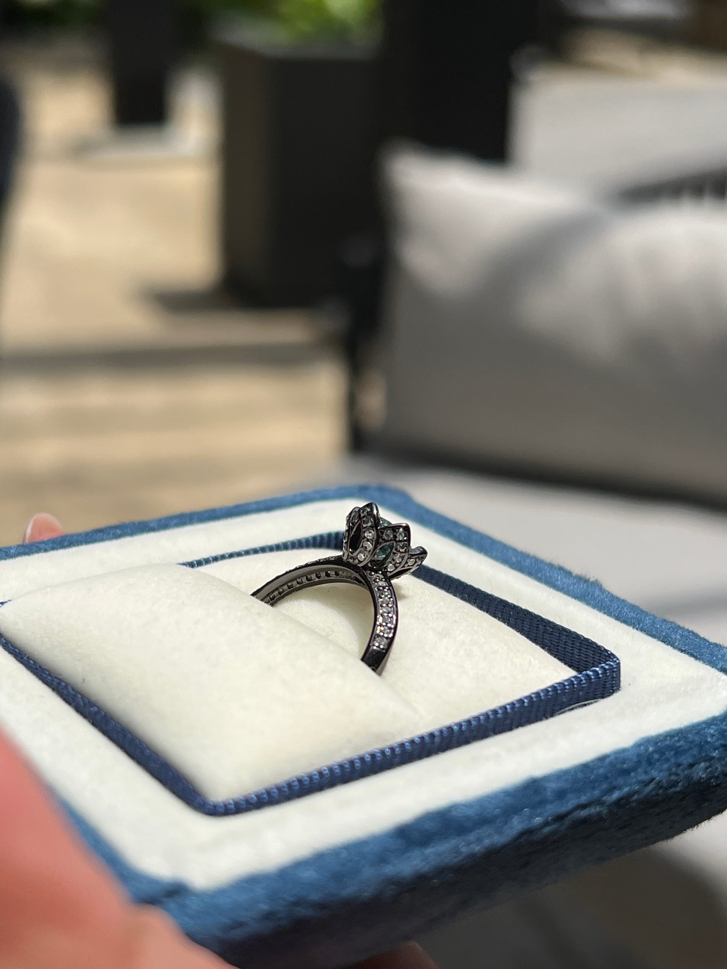 Brady Ring Moissanite