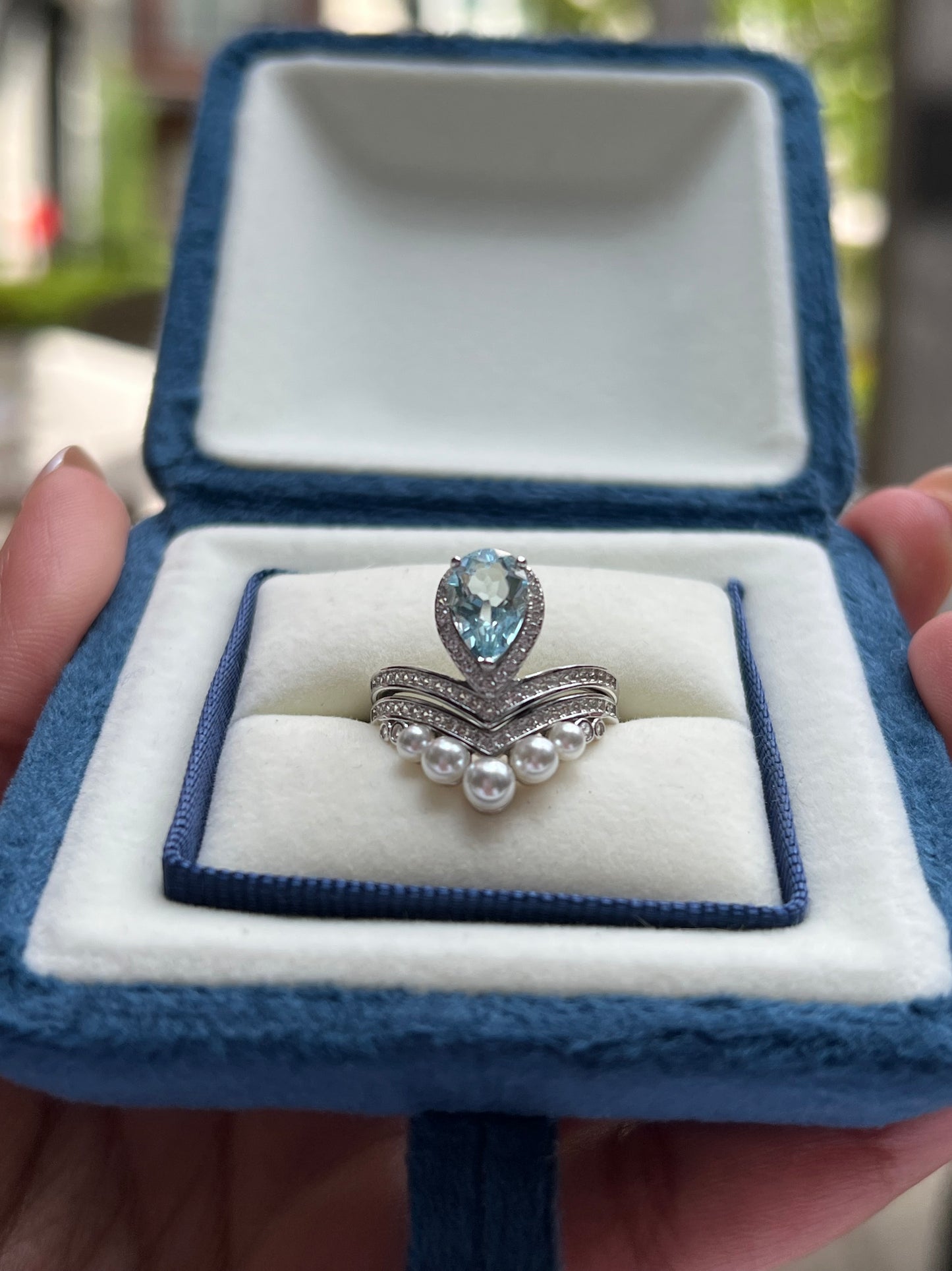 Aurora Ring Aquamarine