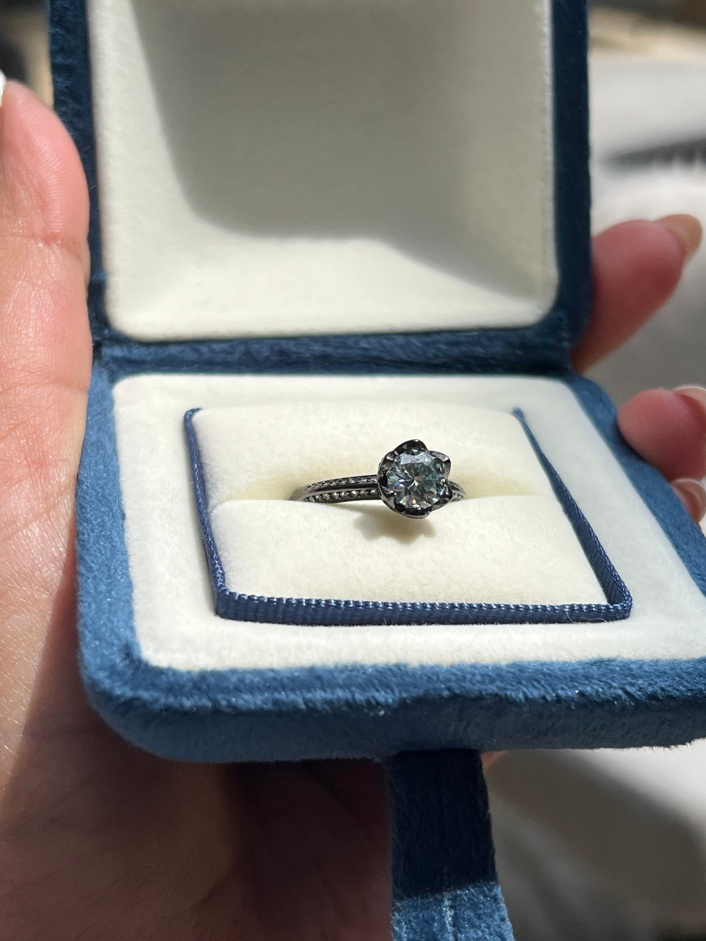 Brady Ring Moissanite