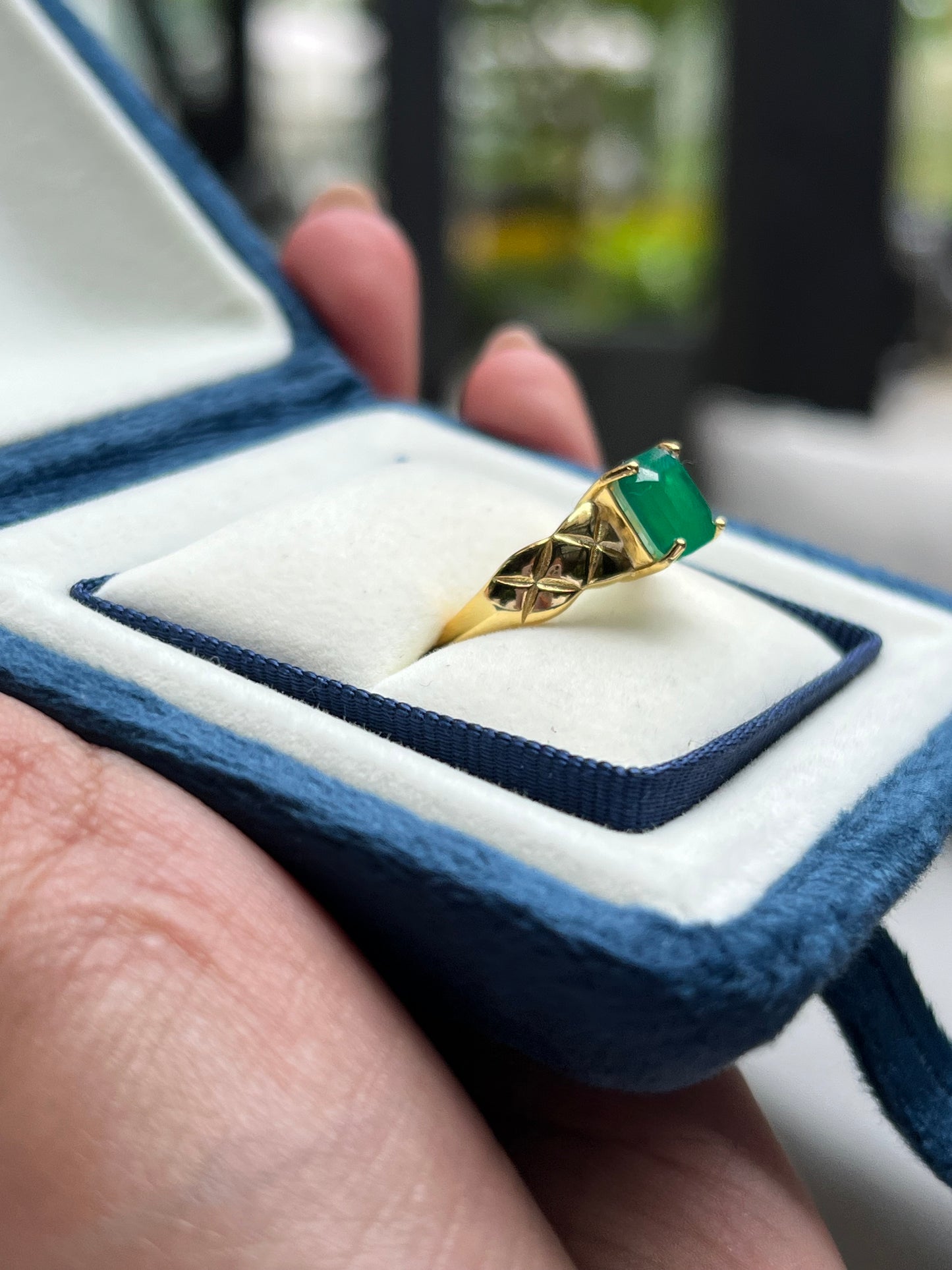 Bethany Ring Lab Emerald