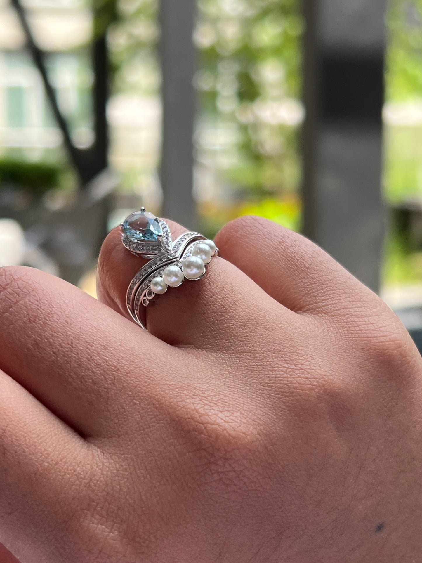Aurora Ring Aquamarine