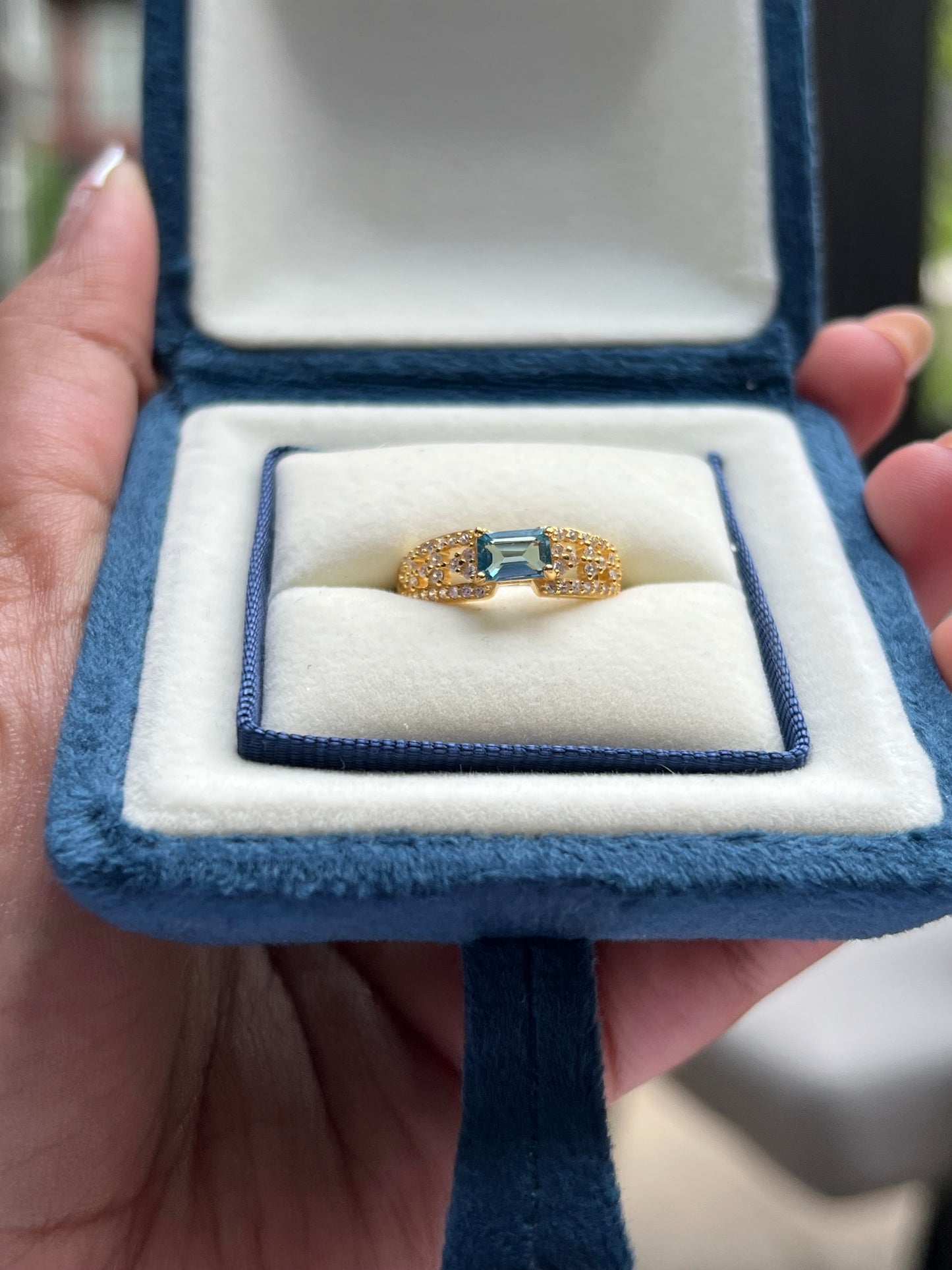 Celeste Ring Aquamarine