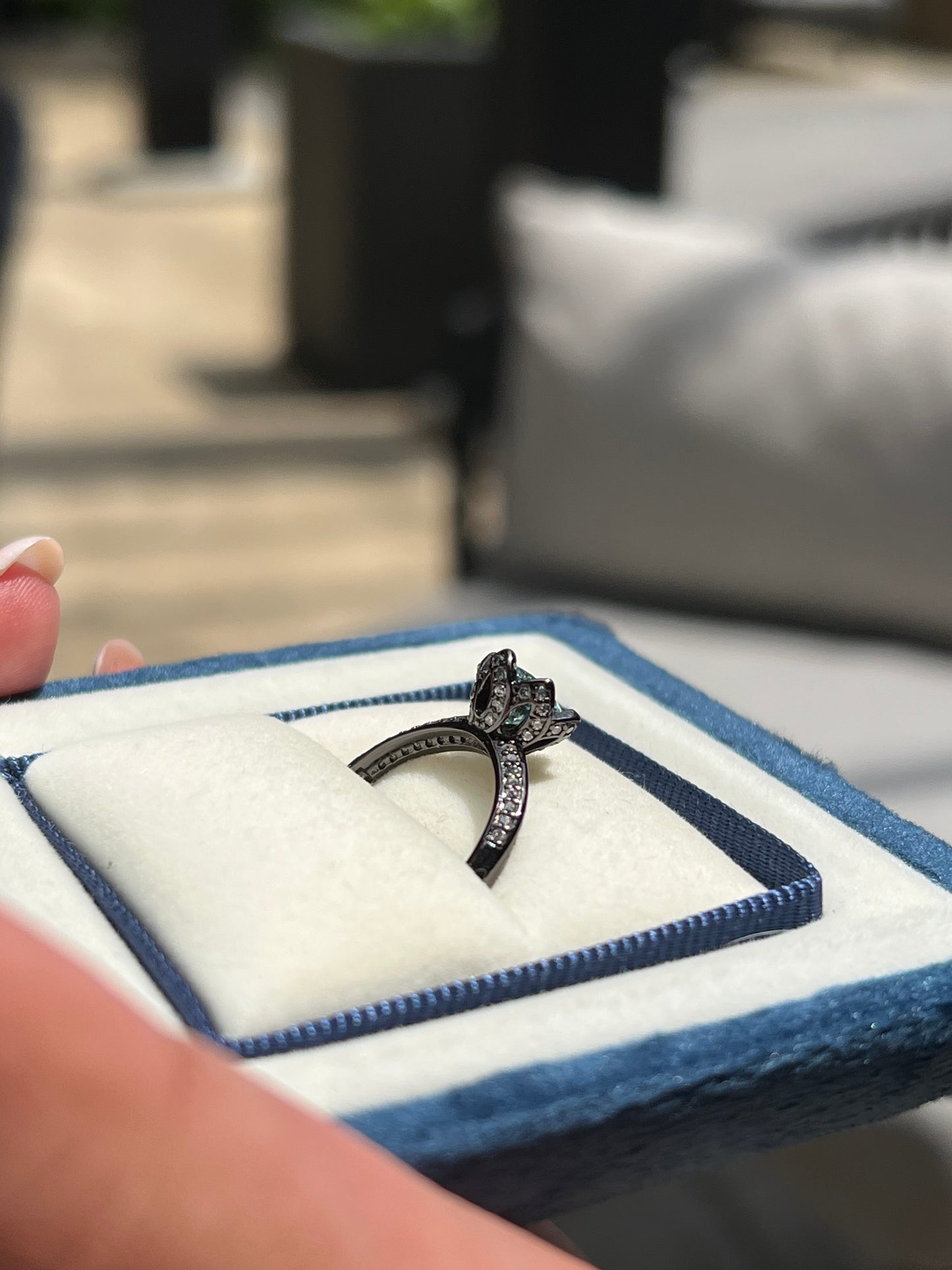 Brady Ring Moissanite