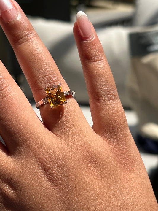Julia Ring Citrine