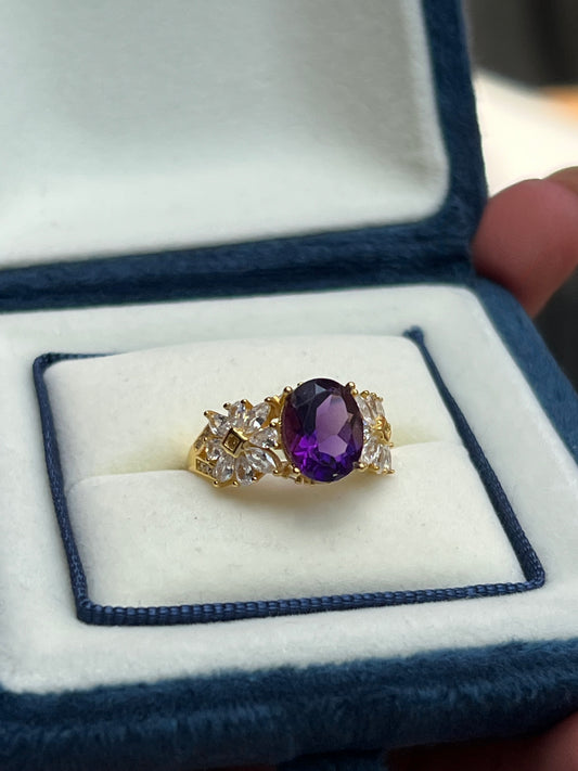 Amina Ring Amethyst
