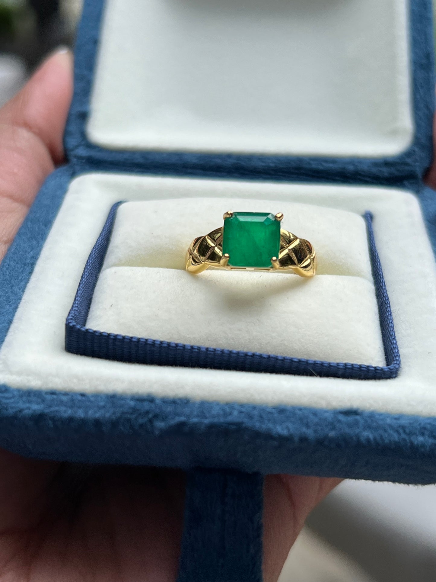 Bethany Ring Lab Emerald
